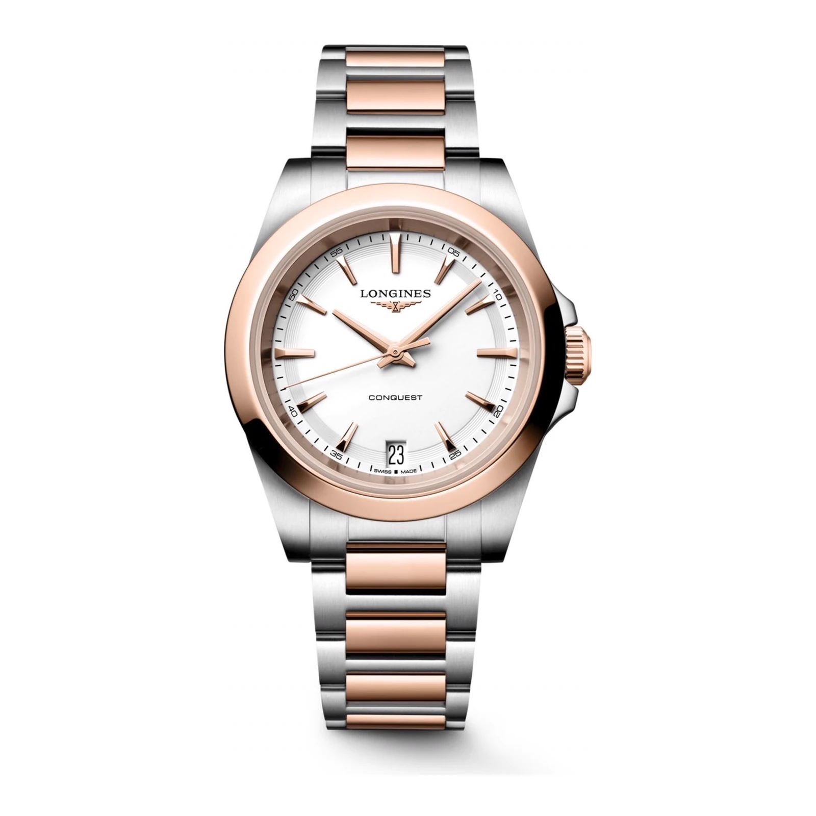 Longines Conquest acero y PVD Rojo 34 mm L34603187